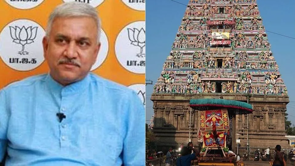 Temple Fund: தமிழக அரசு சட்ட விரோதமாக செயல்படலாமா? - நாராயணன் திருப்பதி தாக்கு!