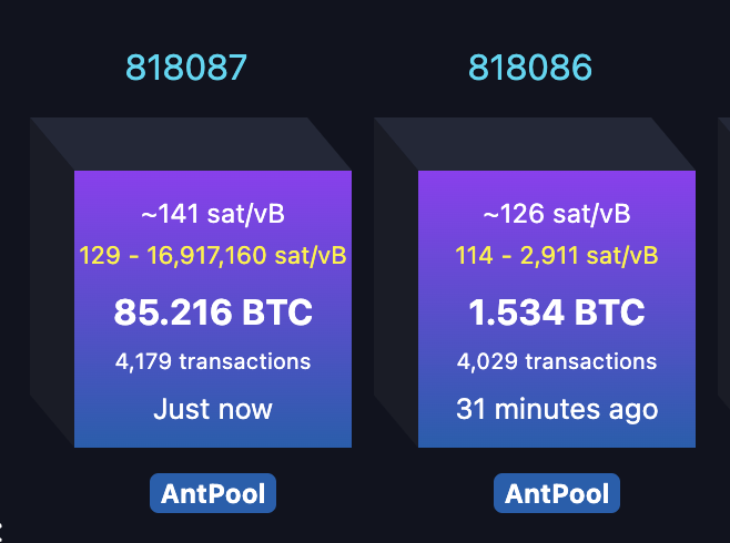 Bitcoin பயனர் 139 BTC பரிமாற்றத்திற்கு $3.1M பரிவர்த்தனை கட்டணத்தை செலுத்துகிறார்